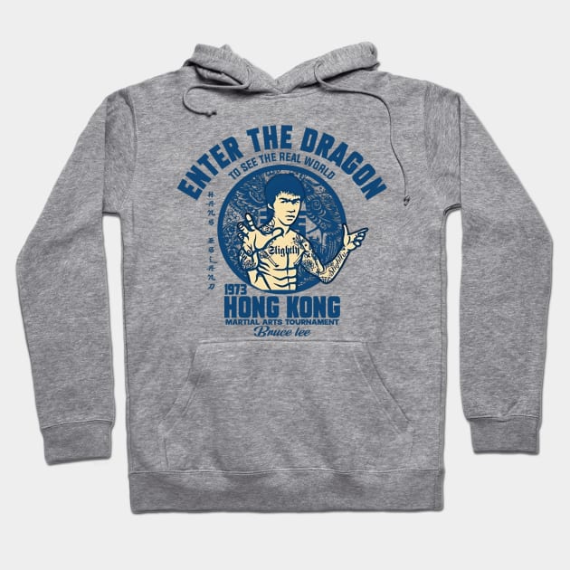 Enter the Dragon Han's Island Hoodie by The seagull strengths